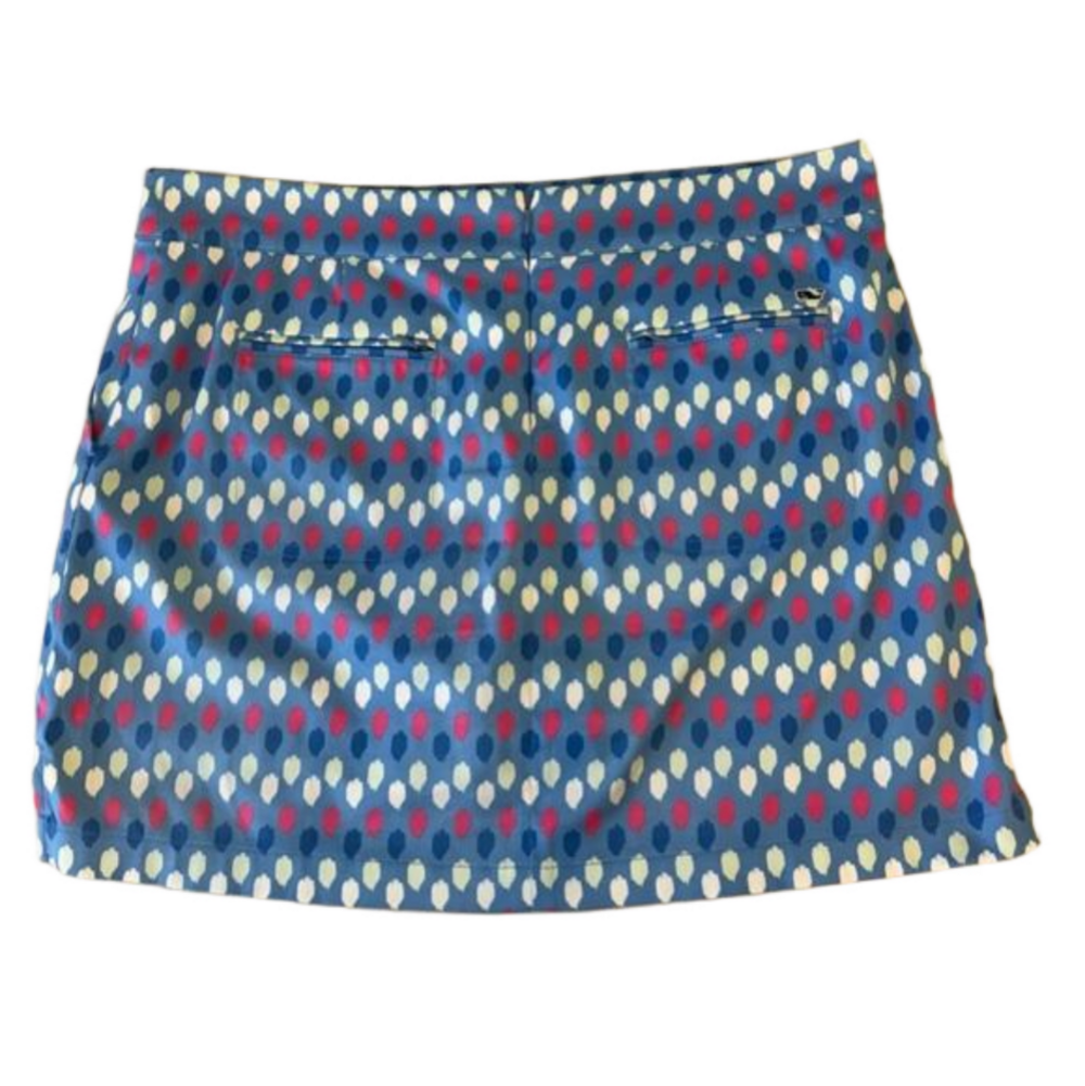 Vineyard Vines Women's Tennis Athletic Skort Skirt Size 14 Blue Pink White